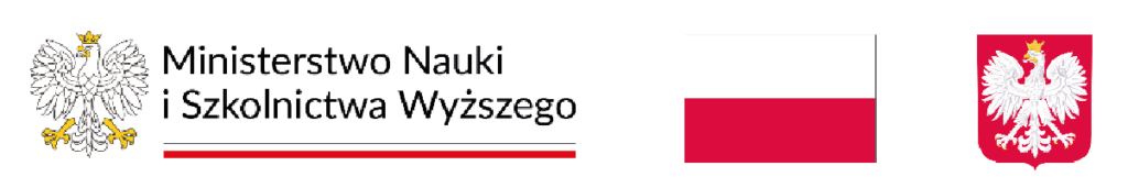 Flaga Polski, Godło Polski , logo Ministerstwa Nauki i Szkolnictwa Wyższego