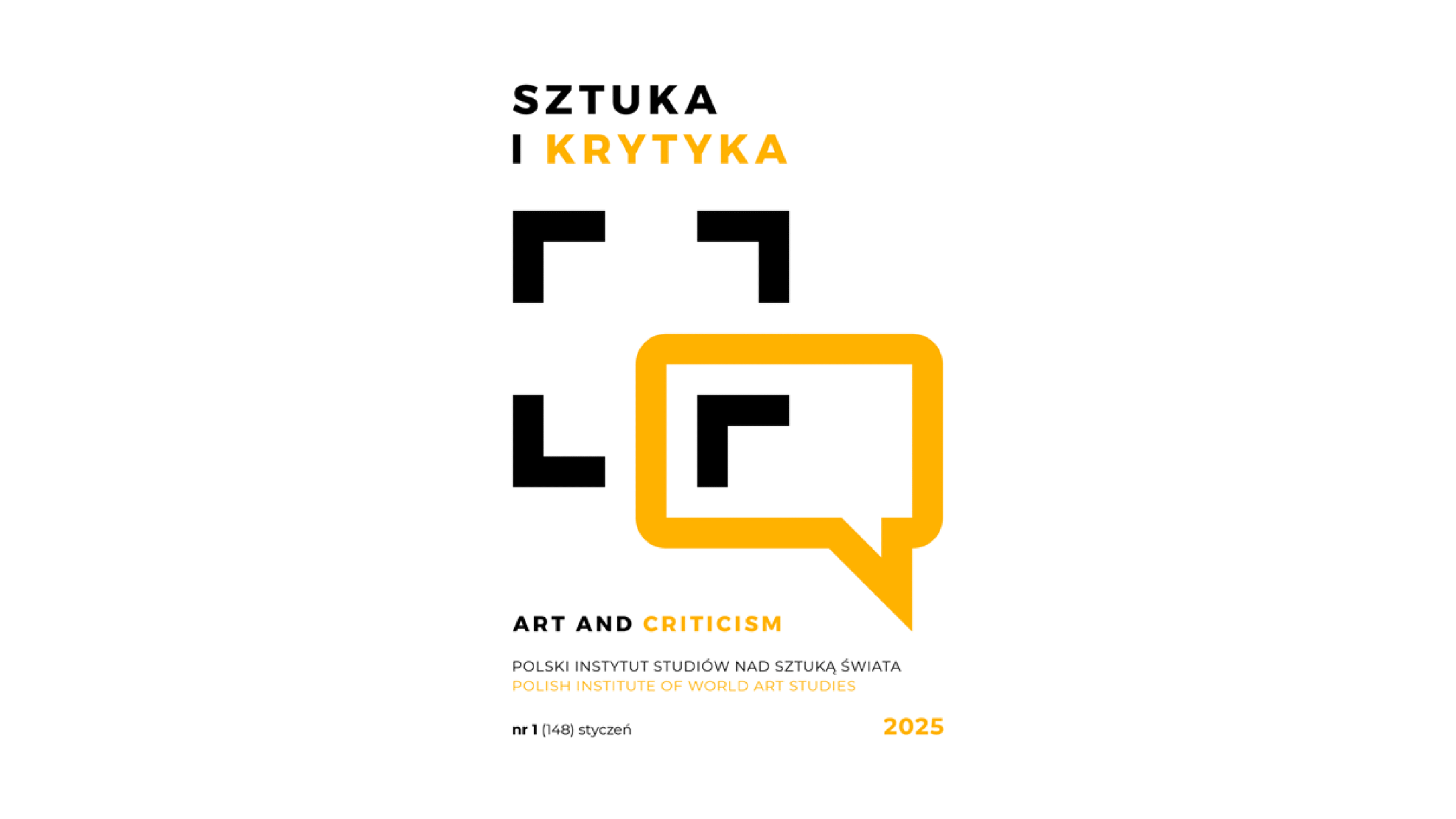 Okładka miesięcznika Sztuka i Krytyka