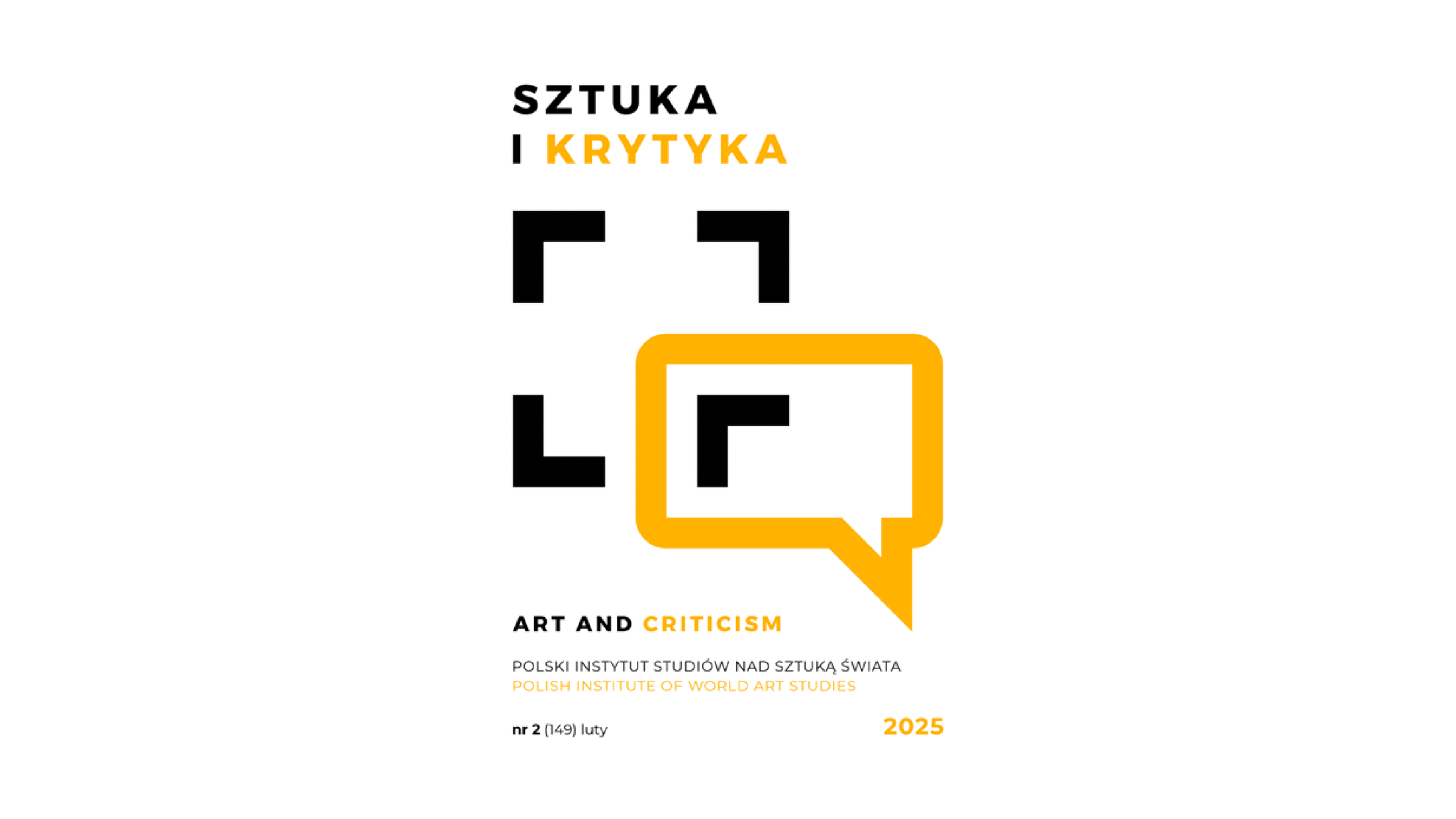 Okładka miesięcznika Sztuka i Krytyka