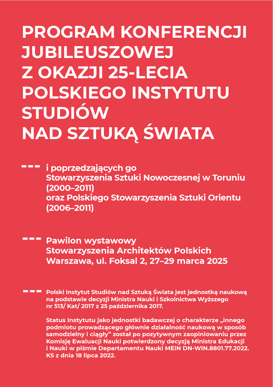 Program konferencji jubileuszowej