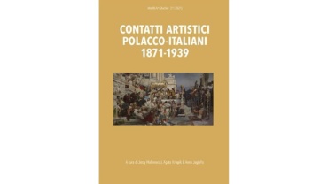 Okładka wydawnictwa contatti artistici polaccoitaliani 1871-1939