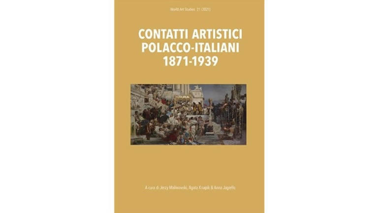 Okładka wydawnictwa contatti artistici polaccoitaliani 1871-1939