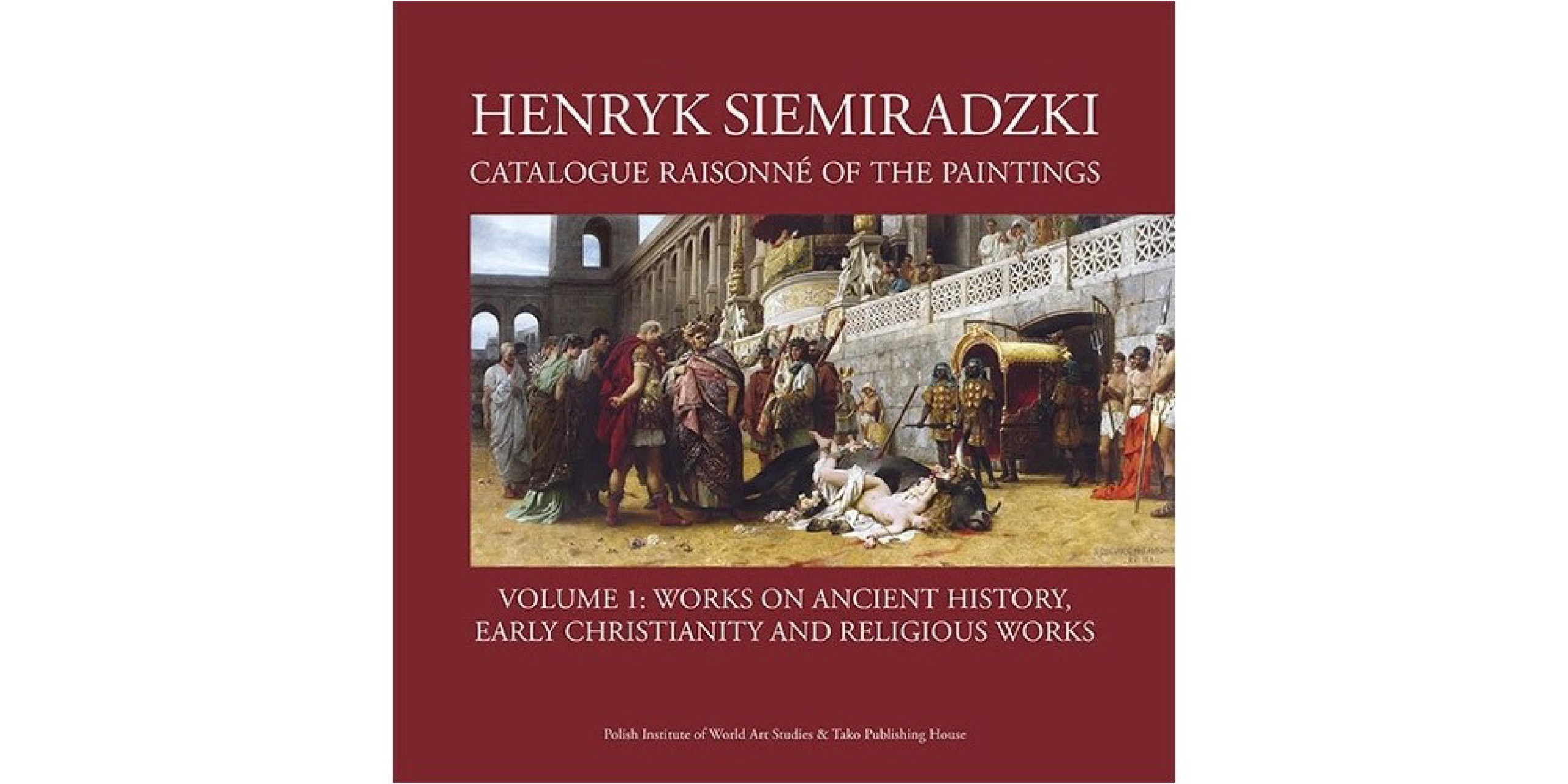 Okładka wydawnictwa Korpus dzieł malarskich Henryka Siemiradzkiego