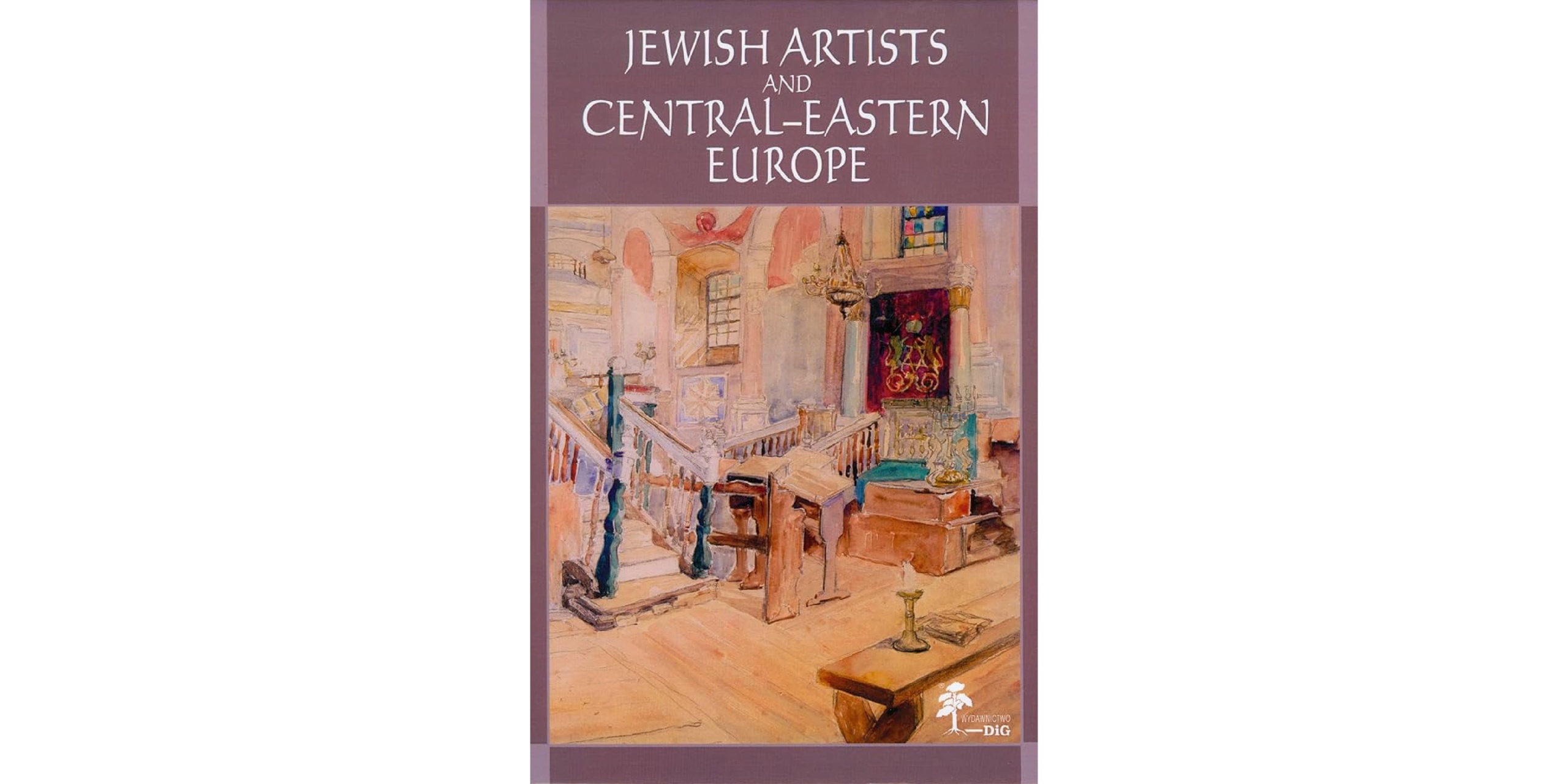 Okładka wydawnictwa jewish artists and central eastern europe