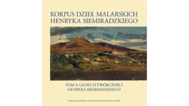 Okładka wydawnictwa Korpus dzieł malarskich Henryka Siemiradzkiego