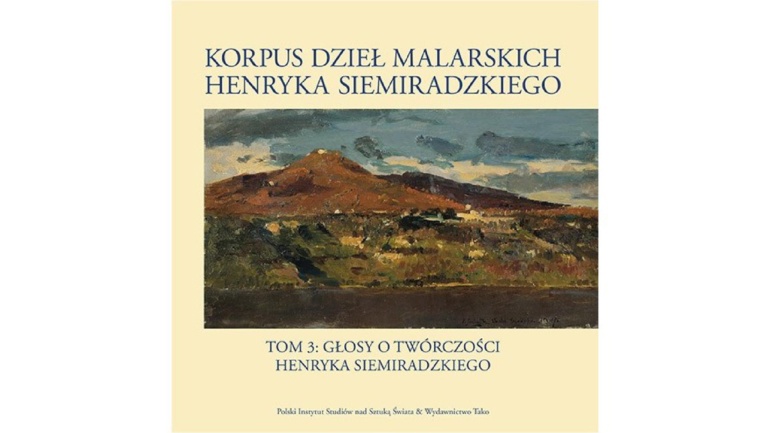Okładka wydawnictwa Korpus dzieł malarskich Henryka Siemiradzkiego