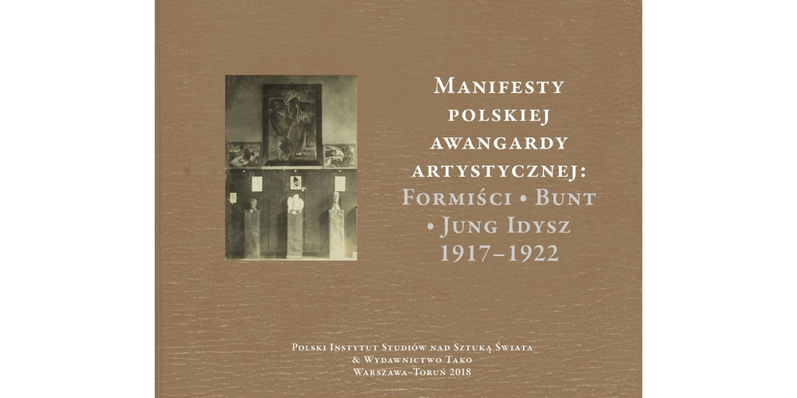 Okładka książki Manifesty Polskiej Awangardy Artystycznej