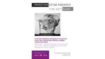 Okładka wydawnictwa Pamiętnik Sztuk Pięknych