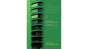 Okładka wydawnictwa Studia z architektury nowoczesnej