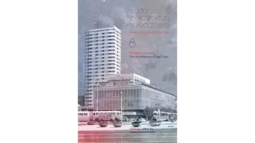 Okładka wydawnictwa Studia z architektury nowoczesnej