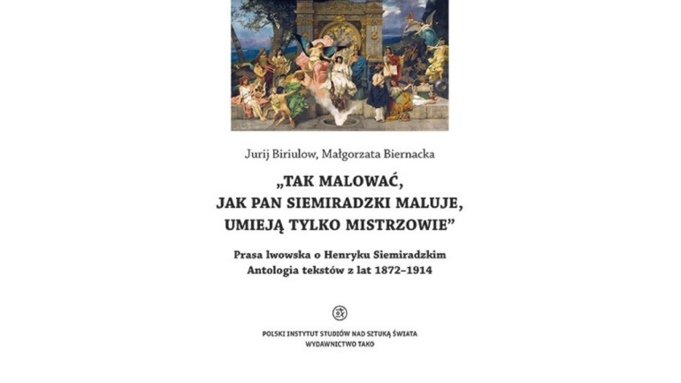 Okładka wydawnictwa Tak malować, jak pan Henryk Siemiradzki maluje"