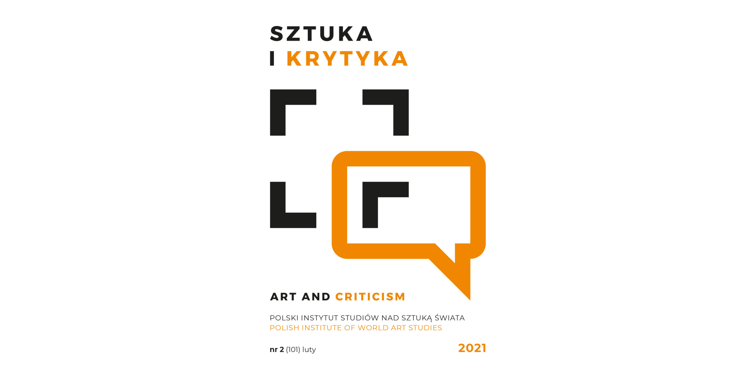 Okładka miesięcznika Sztuka i Krytyka