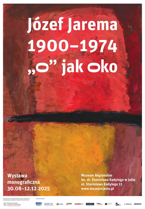 Plakat wystawy "Józef Jarema 1900-1974"